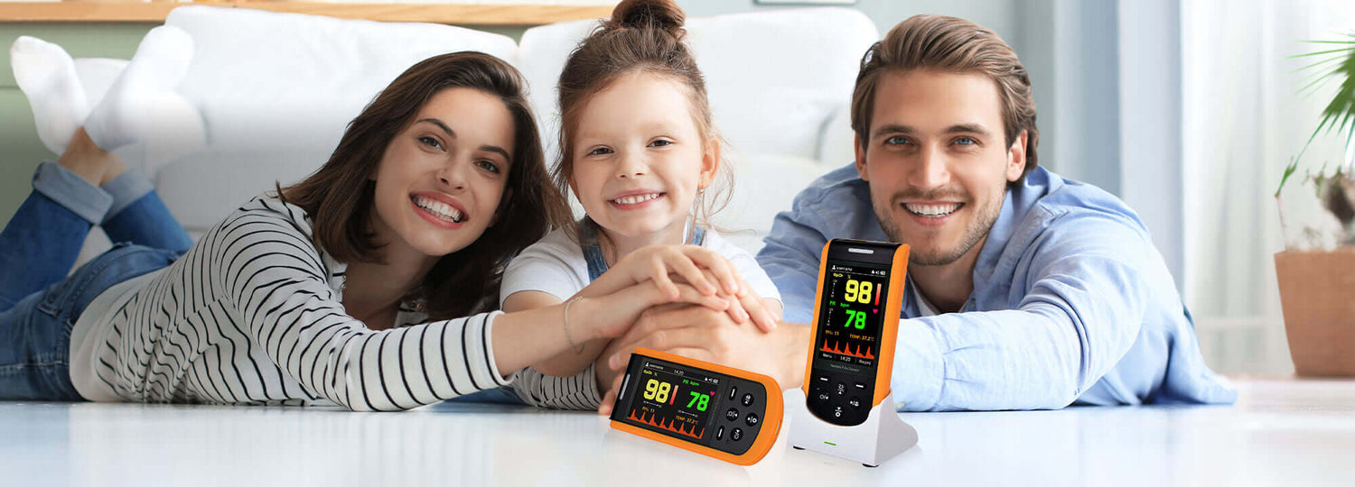 Lepu Creative Medical SP-20 Handheld Pulse Oximeter SpO2 Pulse Rate Measure for Adult Pediatric Neonate Support Bluetooth Connection App Download