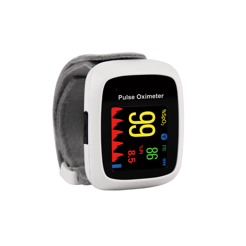 Lepu Digital Wearable Wrist Pulse Oximeter AP-10 Measure SpO2 Pulse Rate for Adults Android iPhone with Wireless Bluetooth Connection