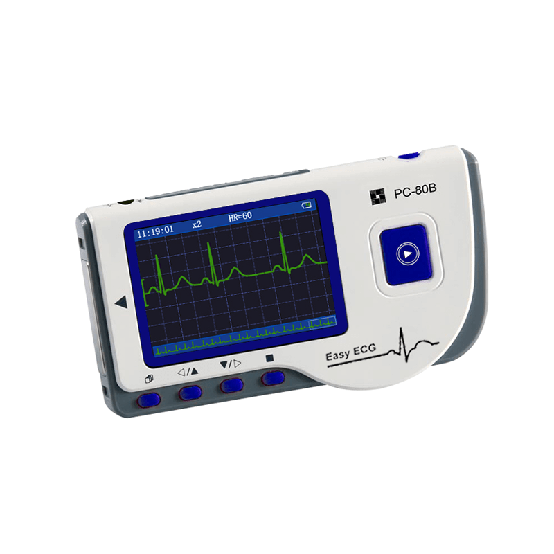 Lepu Easy ECG Monitor Portable EKG Machine Handheld Heart Rate Monitor ECG Sensor PC-80B for Android iPhone Daily Home Use