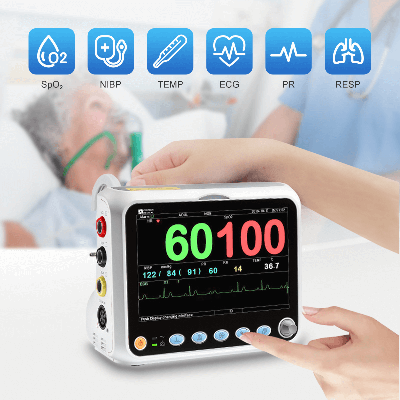 Lepu Creative Medical PC-3000 Multi-parameter Vital Signs Monitor Patient Monitor