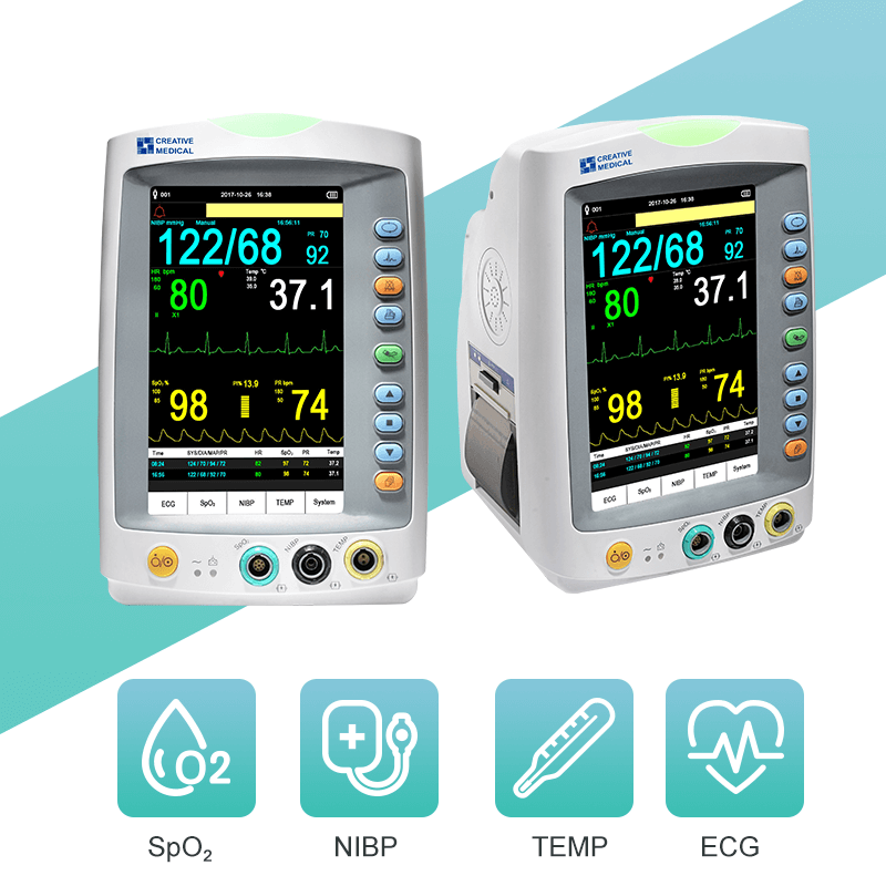 Lepu Creative Medical PC-900Plus All-in-one Vital Signs Monitor Touch Screen