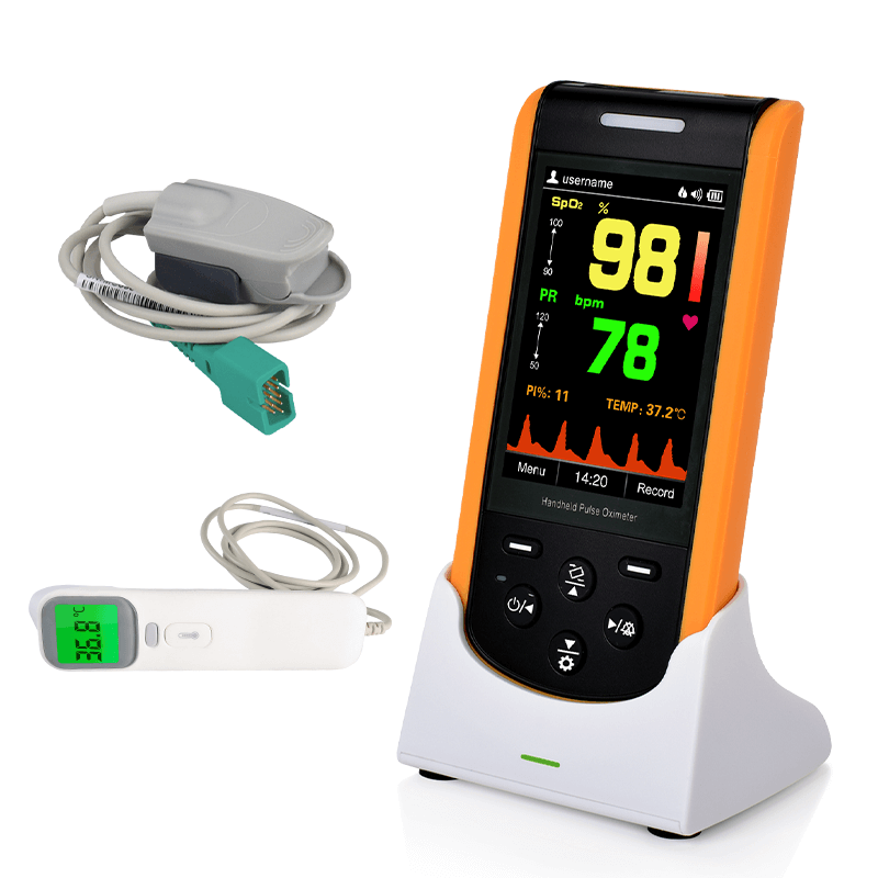 Lepu Digital Portable Rechargeable Handheld Pulse Oximeter SP-20 for Infant Kid Adult Android iPhone with Wireless Bluetooth Connection
