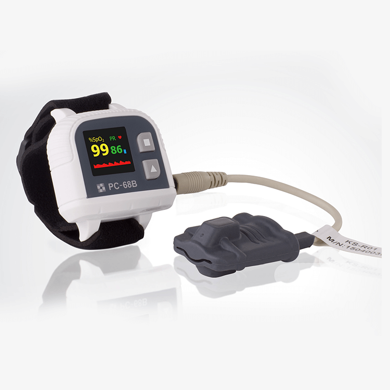 Spo2 Pc Lepu Color OLED Wrist Pulse Oximeter PC-68B SpO2 Pulse Rate Measure fo