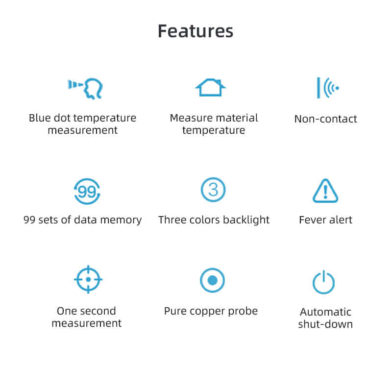 Lepu Medical Grade NonContact Digital Forehead Infrared Thermometer
